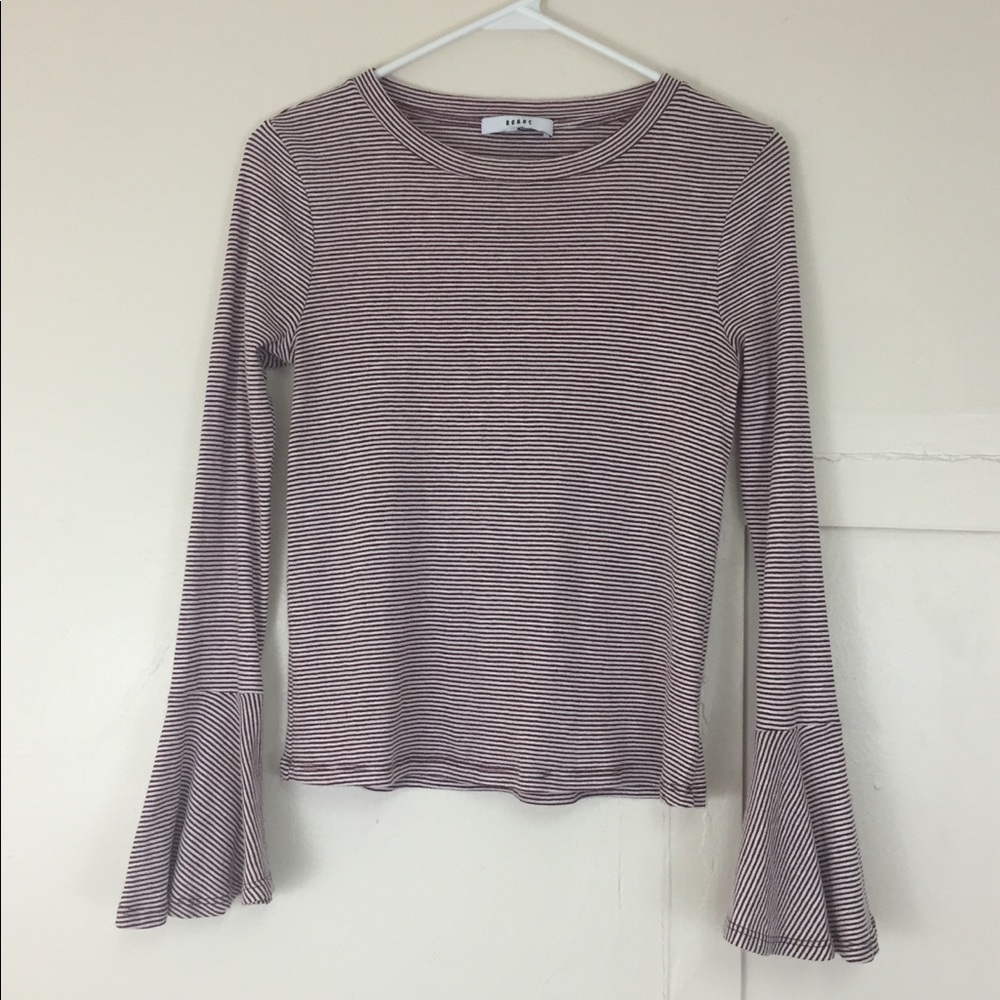 Ro & De XS striped shirt with flared wrists